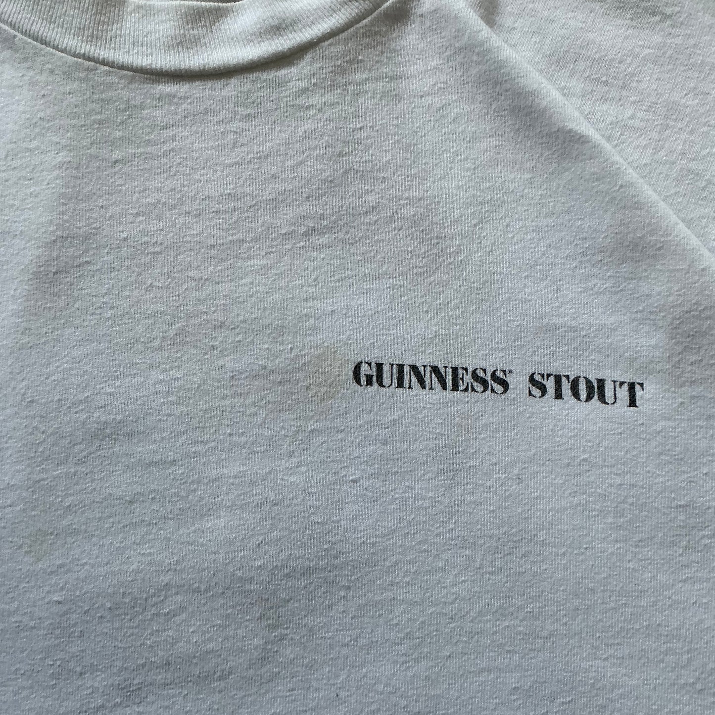 Rare Vintage Guinness Stout Tee Size Boxy L