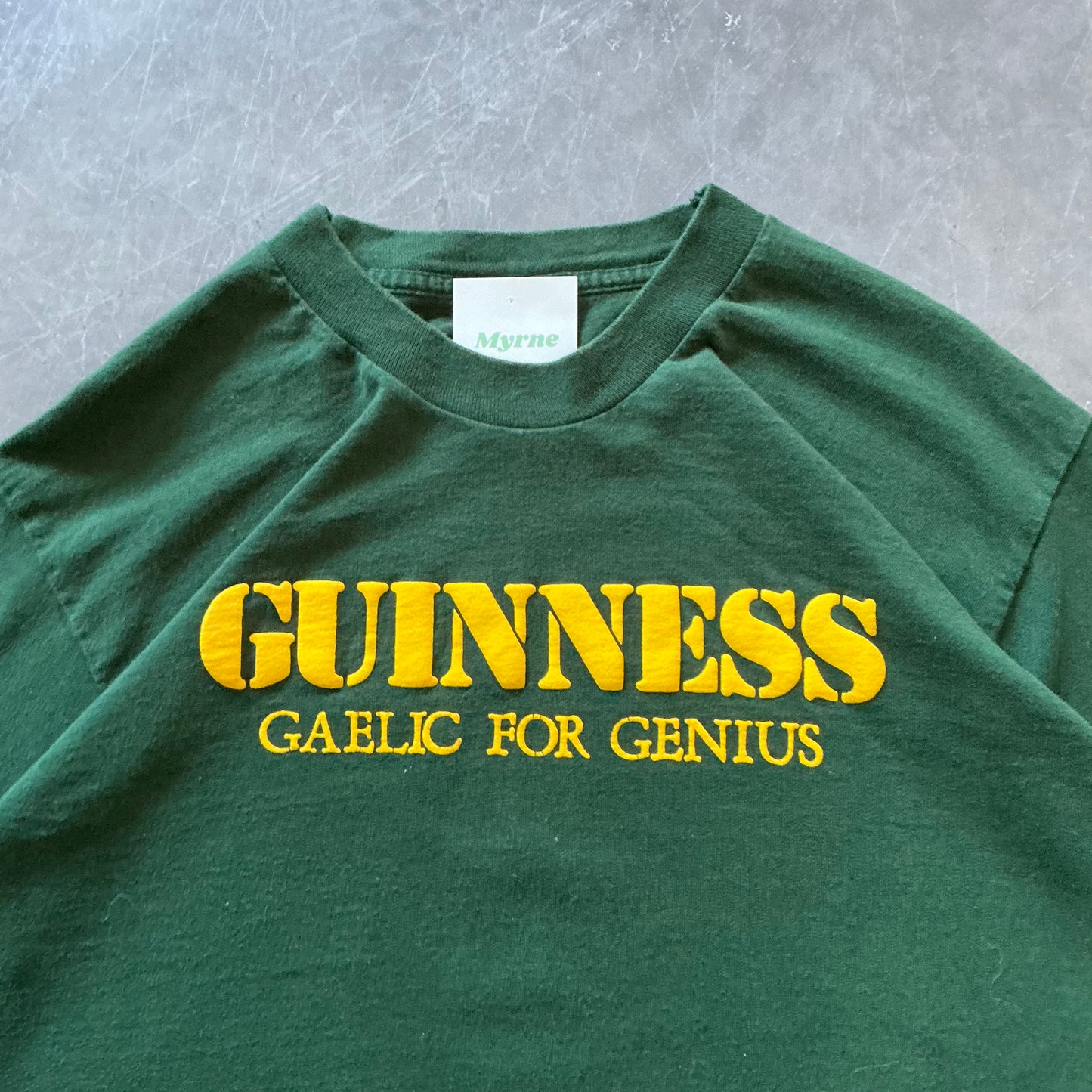 90's Guinness Gaelic Tee Size Small