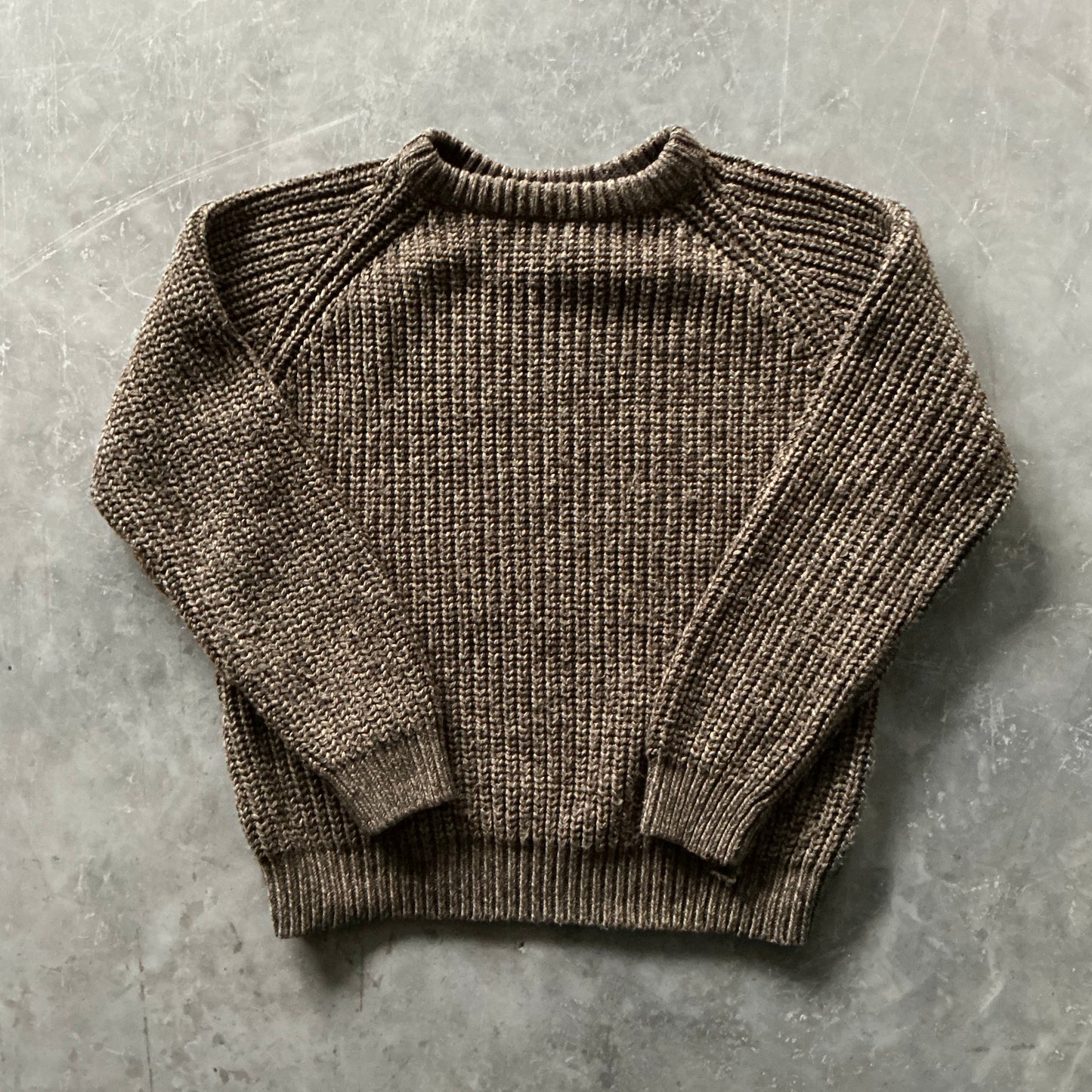 Vintage Brown Knit Sweater Size Small