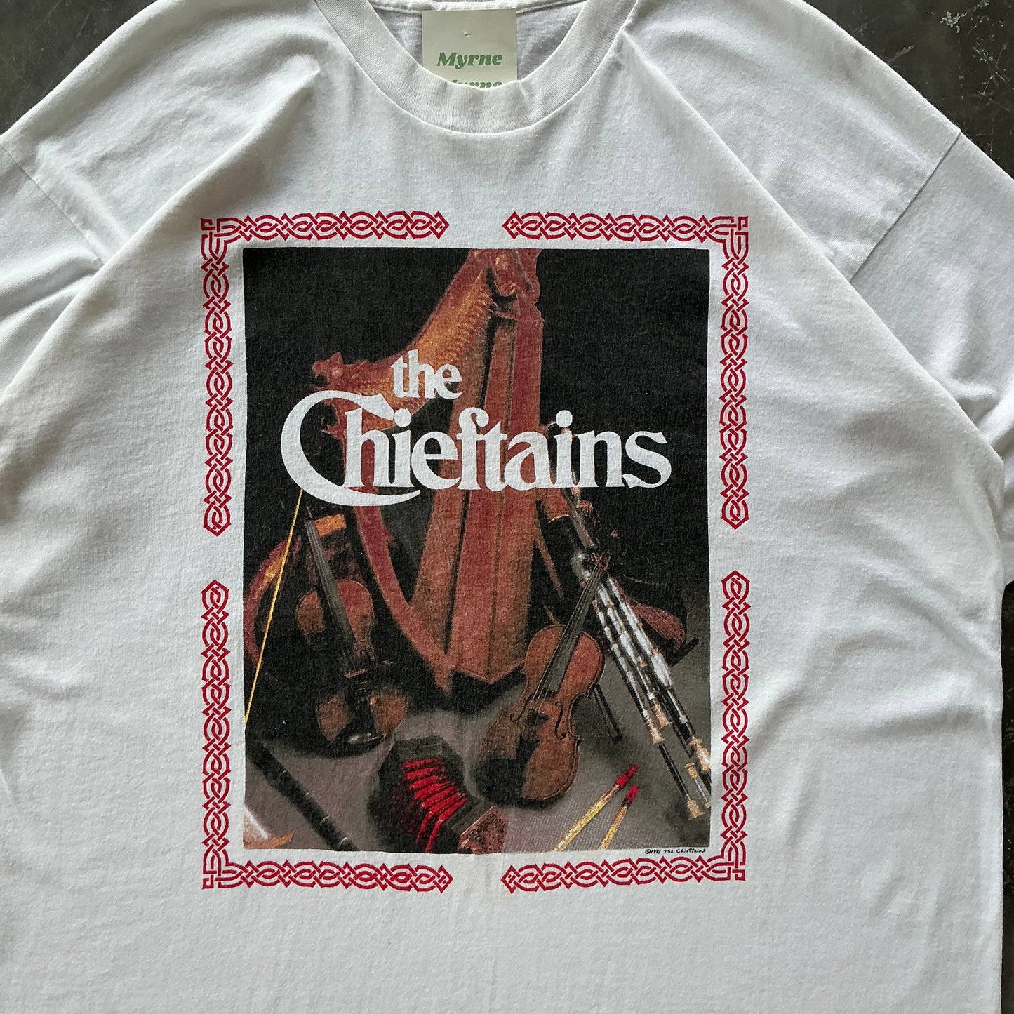 1990's Rare Vintage Chieftains Tee Size XL
