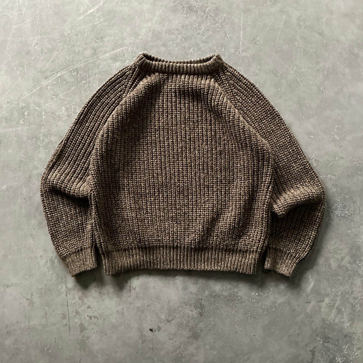 Vintage Brown Knit Sweater Size Small