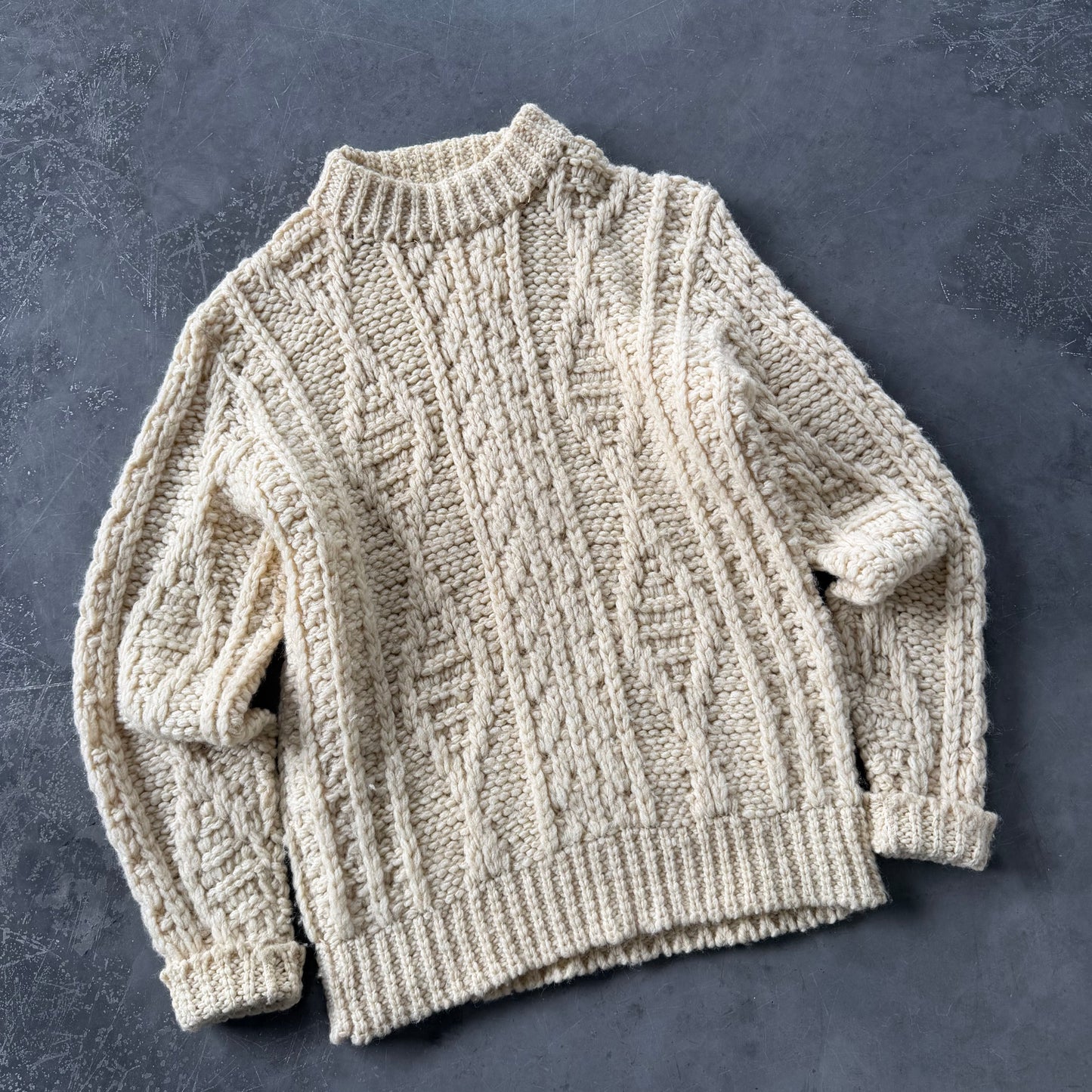 70’s Vintage Aran Knit Size Small