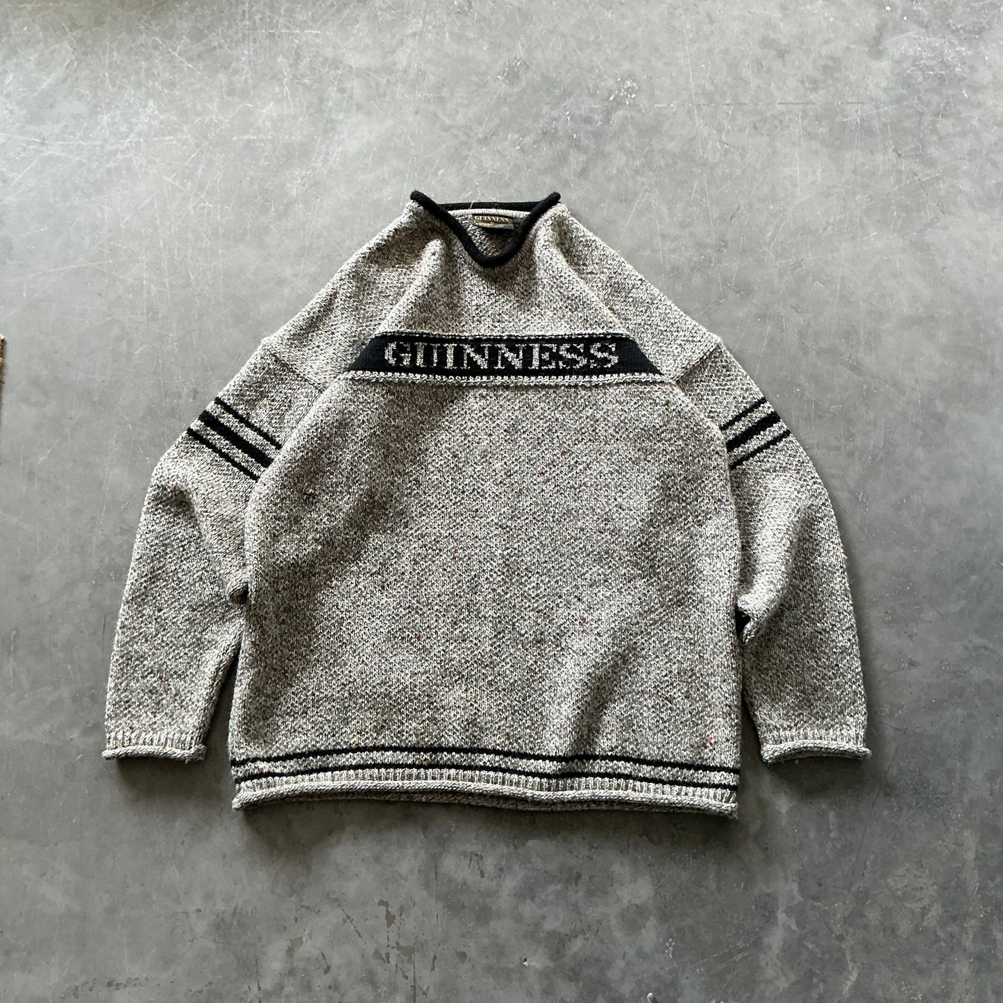 1980’s Rare Guinness Carraig Donn Geansaí Size XL
