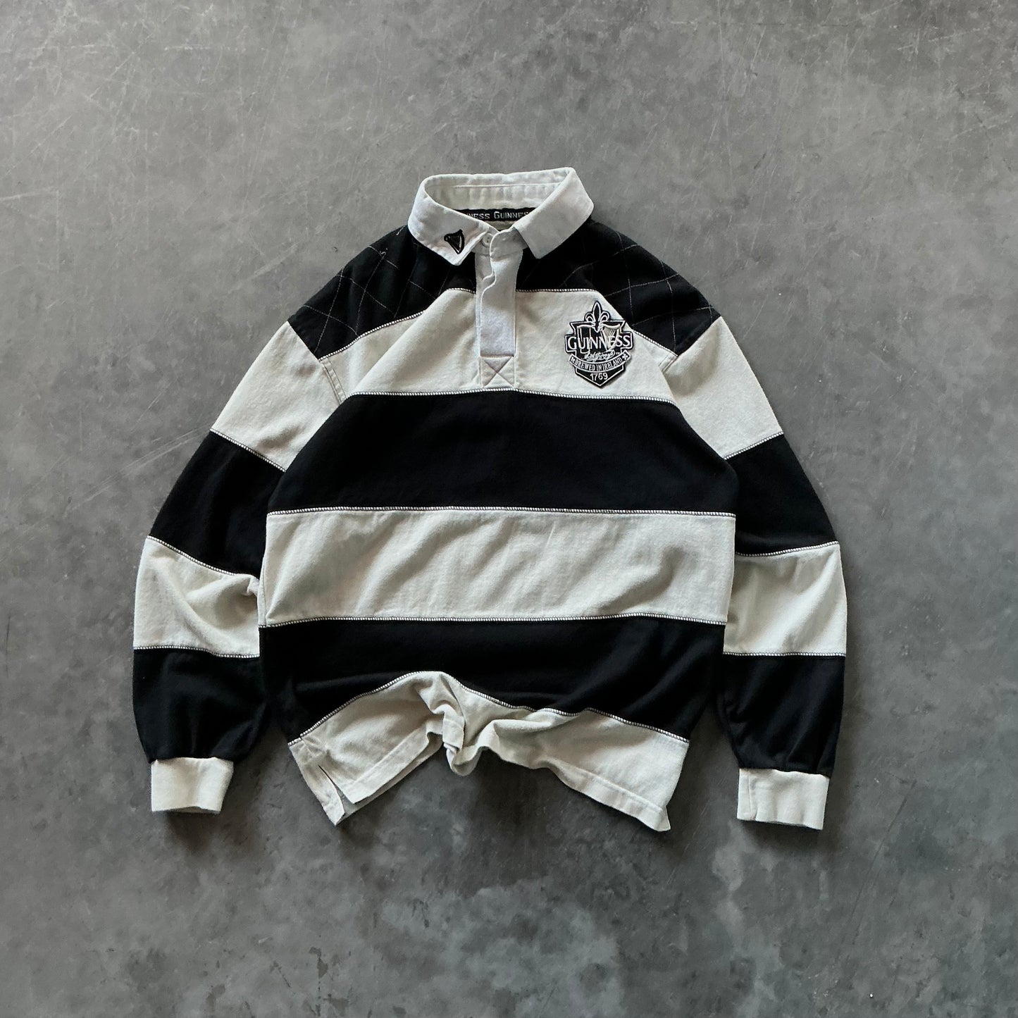 Vintage Guinness Rugby Shirt Size S