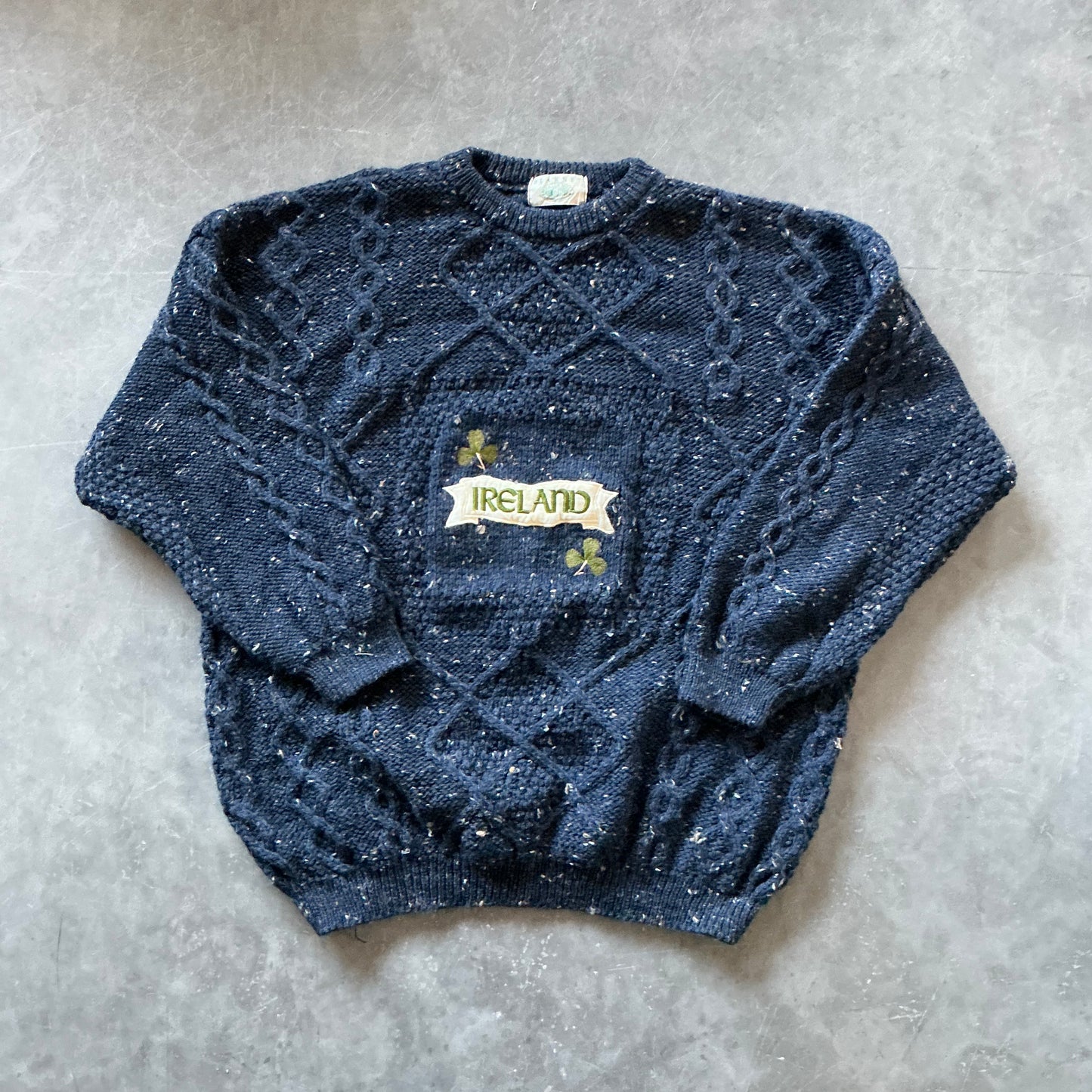 80’s Woollen Ireland Geansaí Size XL