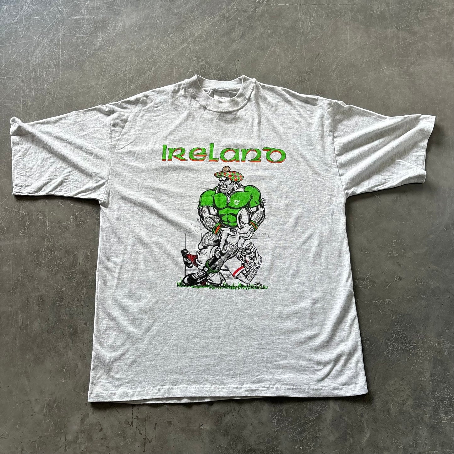 Vintage Ireland V England Rugby Tee Size XL