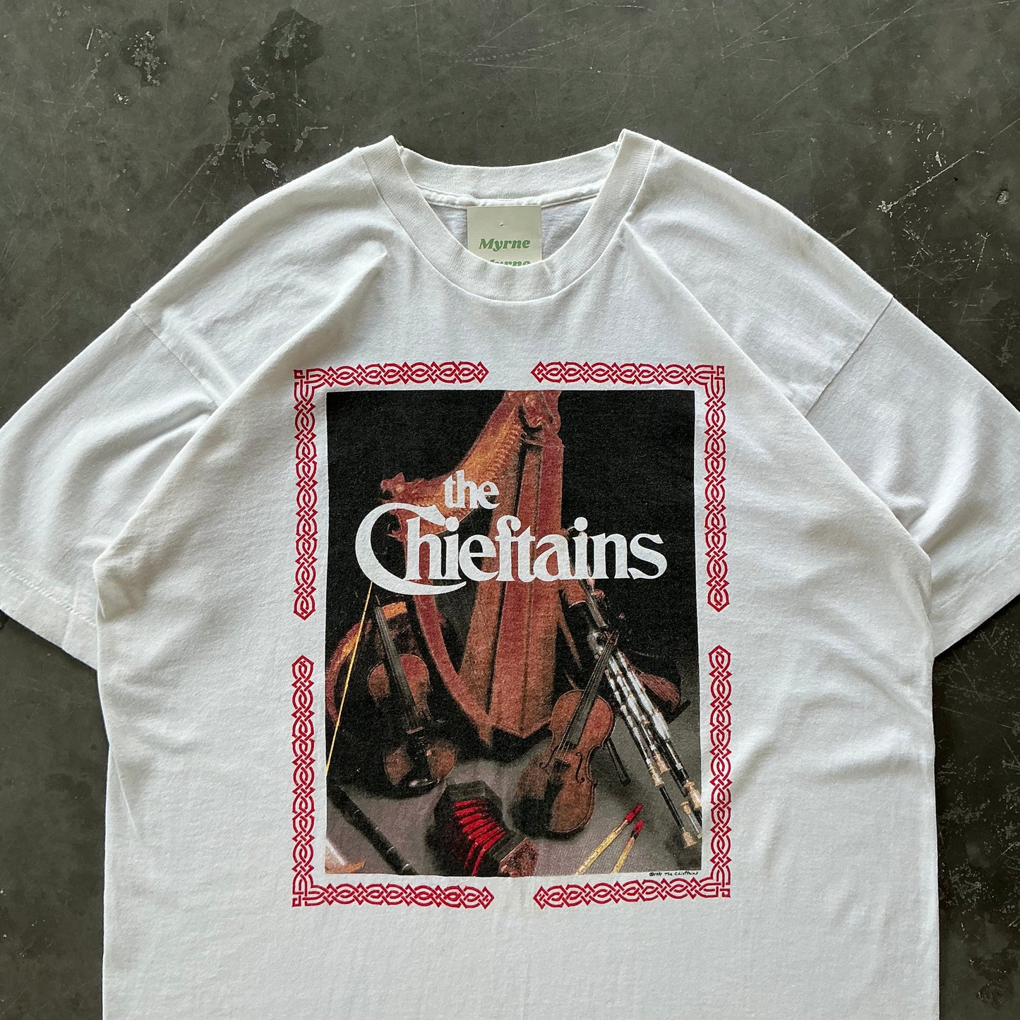 1990's Rare Vintage Chieftains Tee Size XL