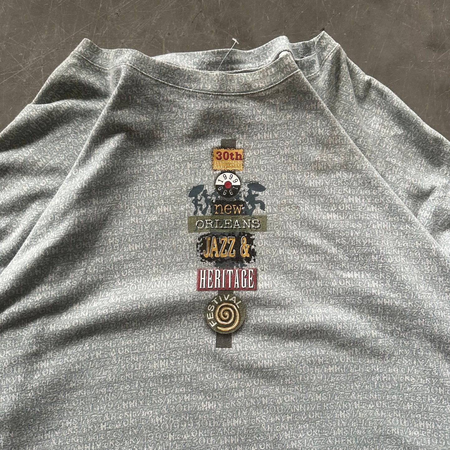 Vintage New Orleans Jazz Fest Tee 2XL