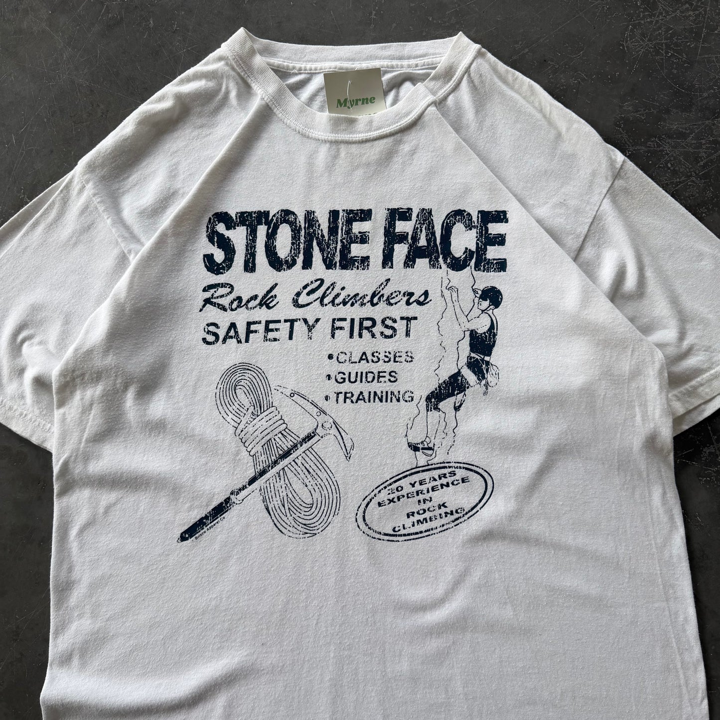 Vintage Rock Climbing Tee Size L