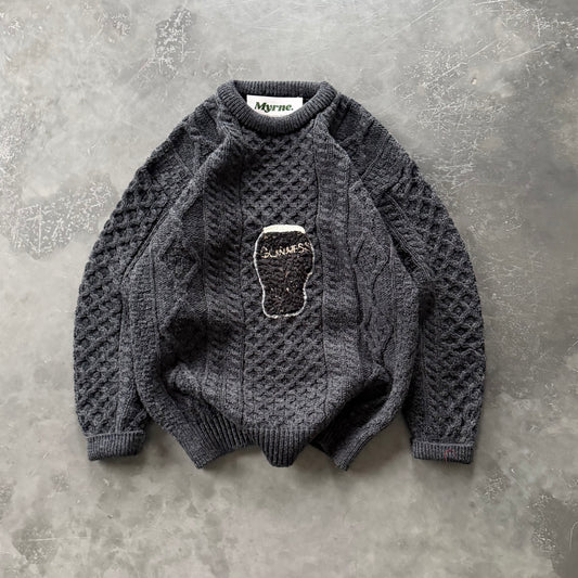 1. Embroidered Pint Geansaí Size Large