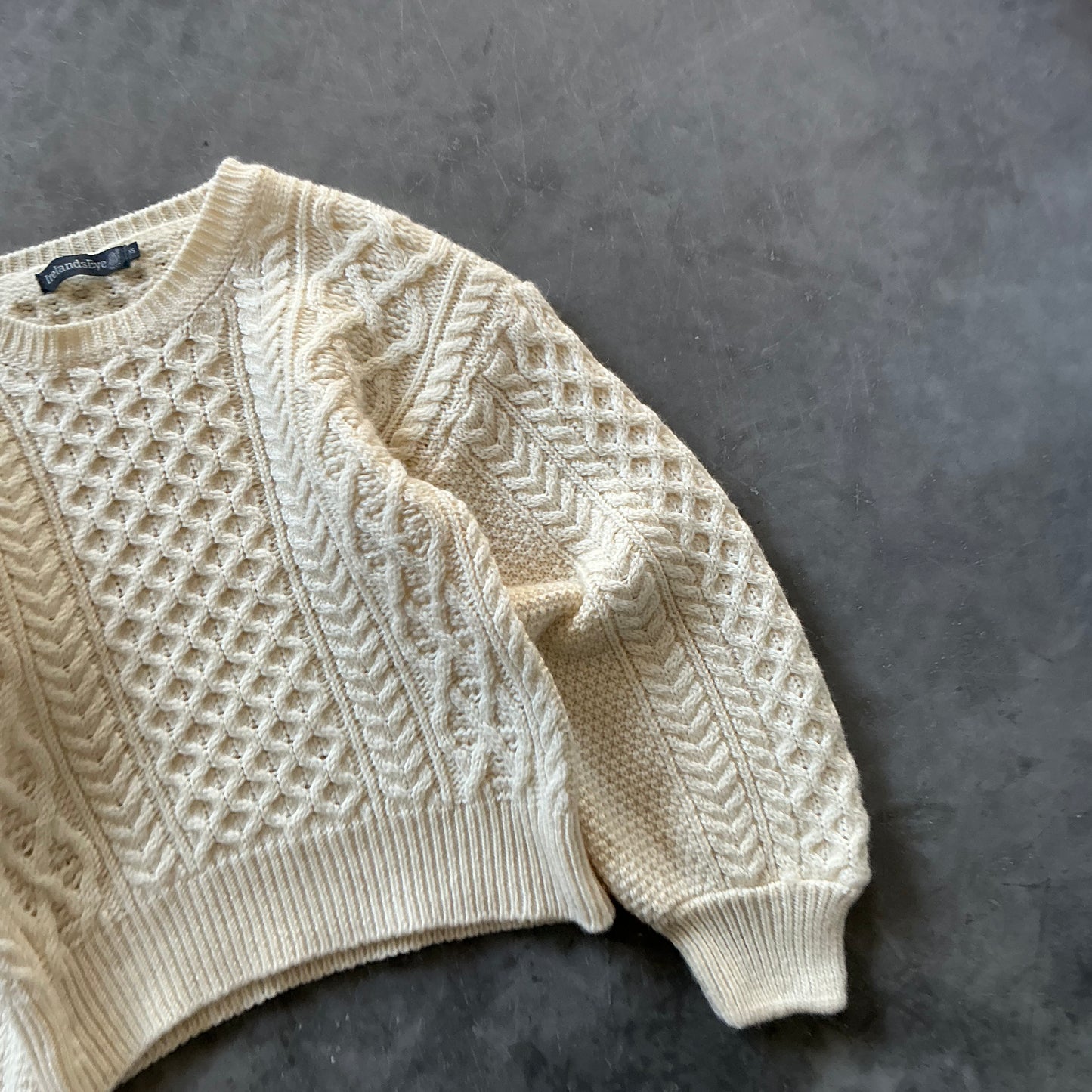 Vintage Knitted Geansaí Size UK6