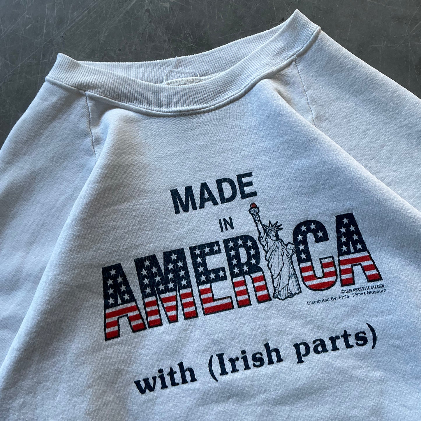 1989 USA Irish Parts Sweatshirt Size S