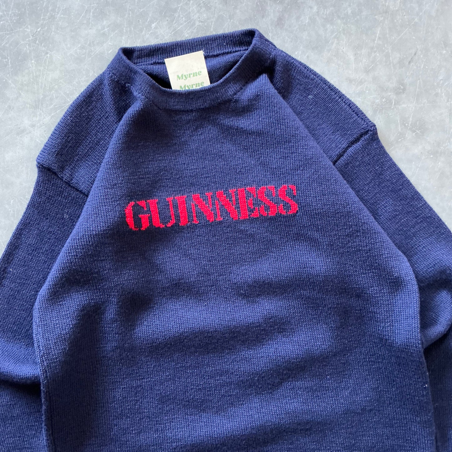 Vintage Guinness Wool Sweater Size Large