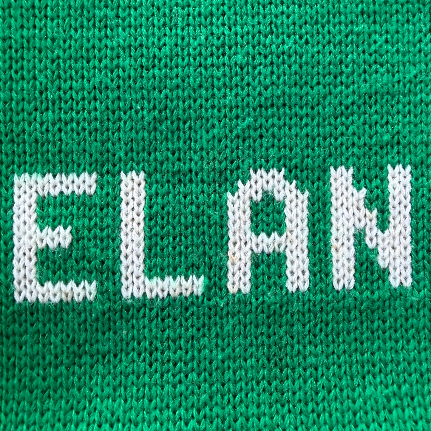 80’s Vintage Green Ireland Sweater Size Large