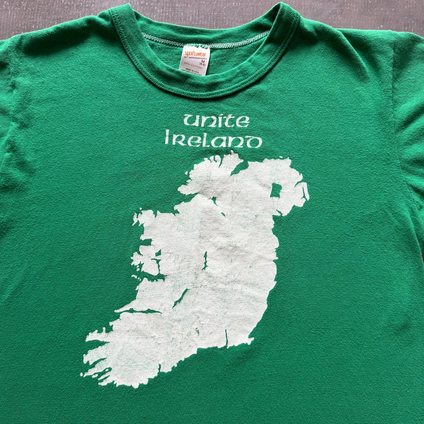 1980's Rare Vintage Unite Ireland Tee Size XS/S