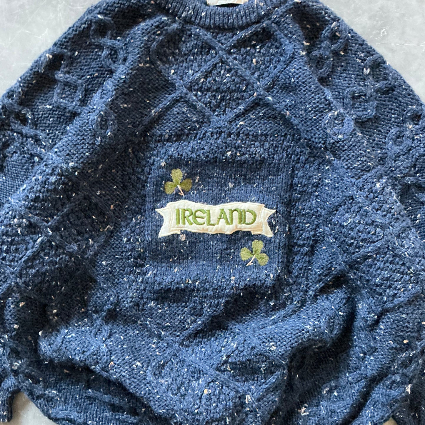 80’s Woollen Ireland Geansaí Size XL