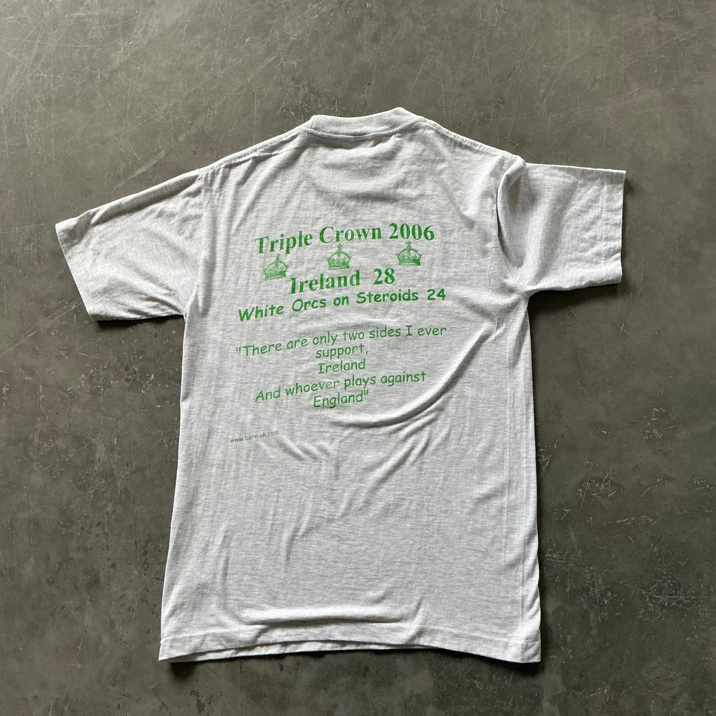 Vintage Ireland V England Rugby Tee Size S