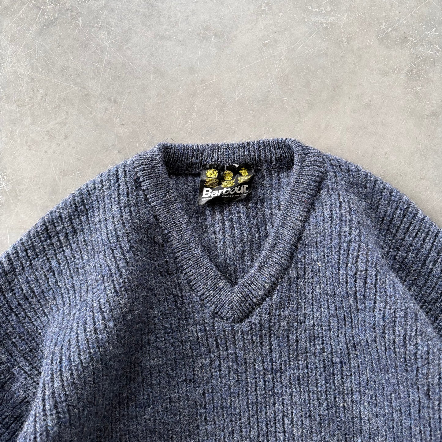 Vintage Barbour Wool Sweater Size Small