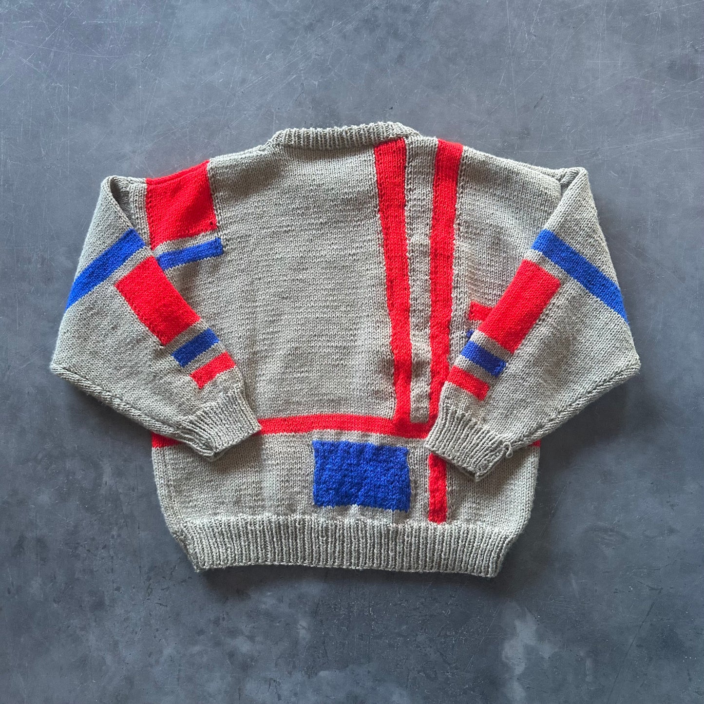 Hand Knitted Sweater Size S/M