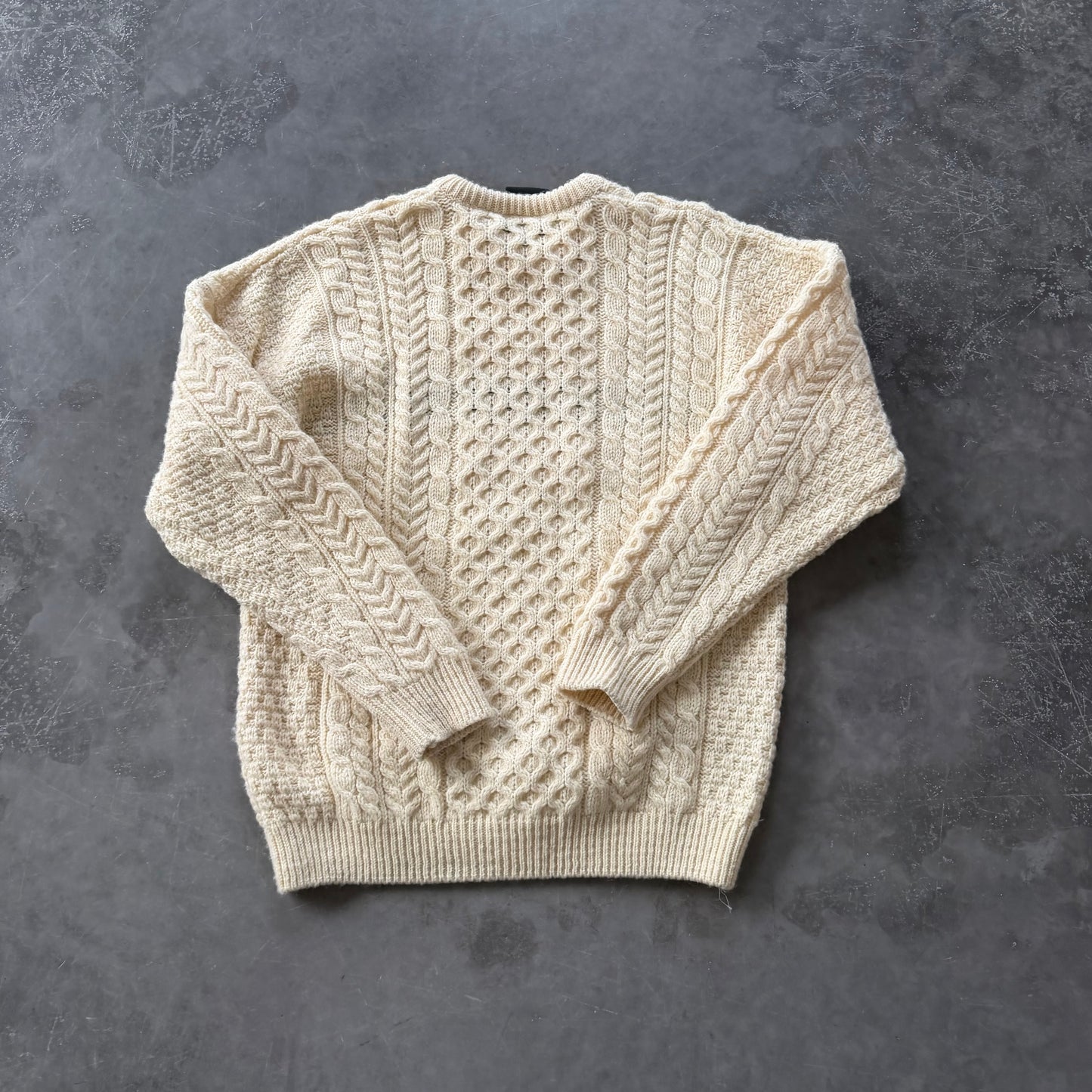 1980’s Rare Guinness Aran Geansaí Size L