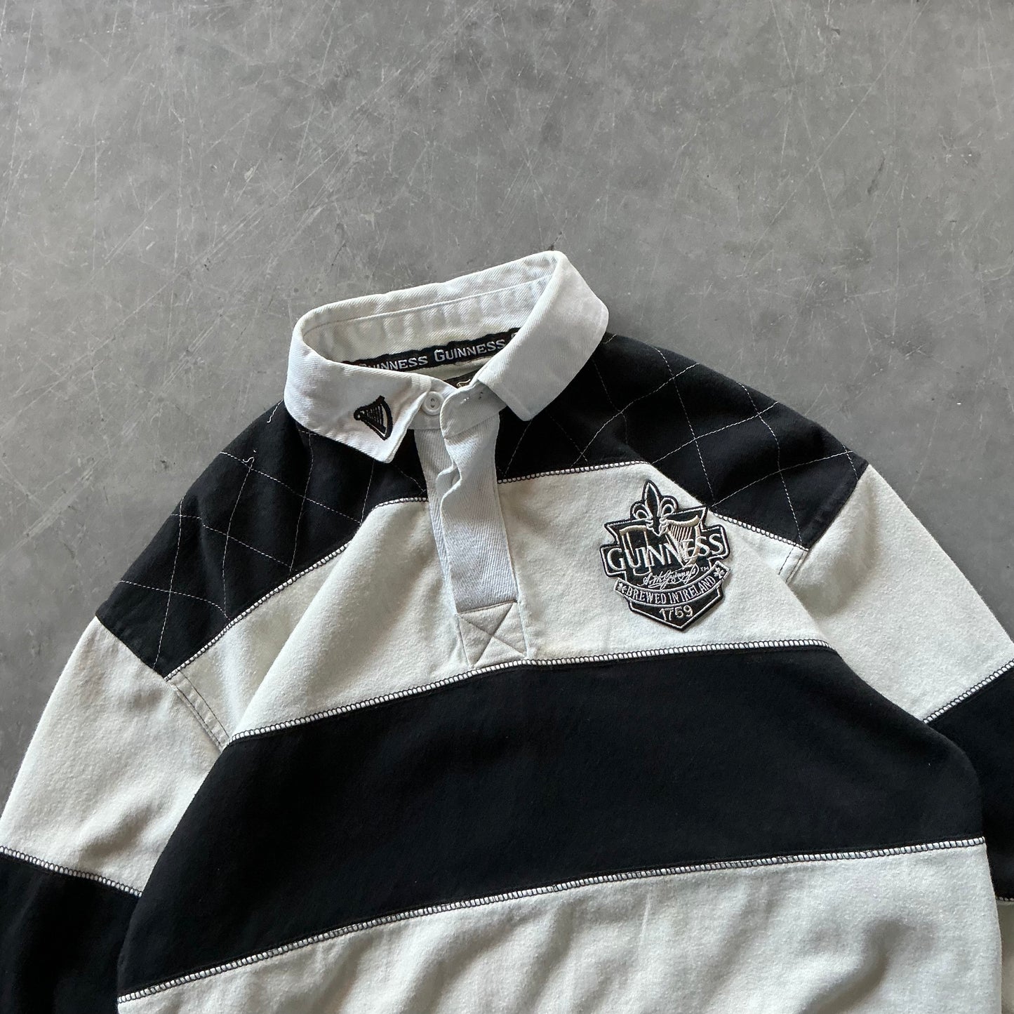 Vintage Guinness Rugby Shirt Size S