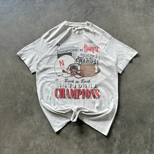 1995 Huskers Champions Tee Size XL