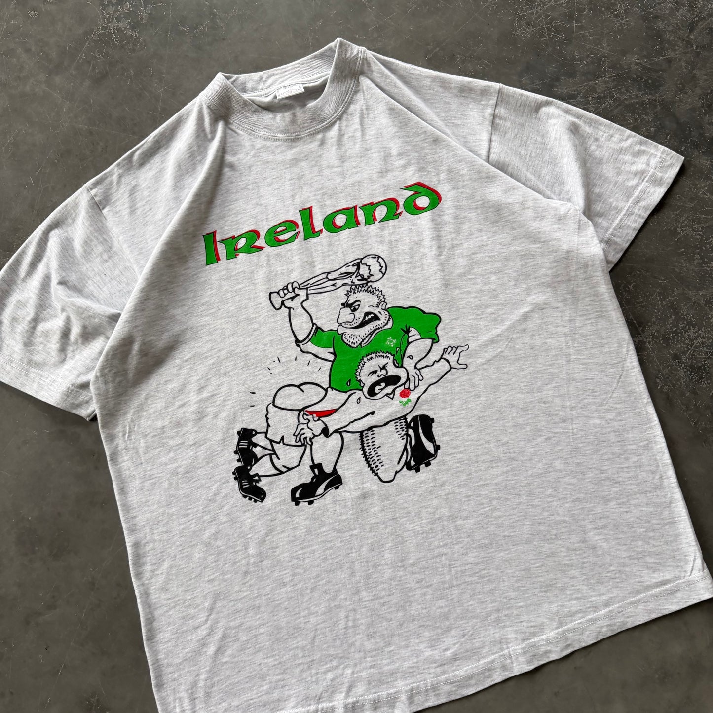 Vintage Ireland England Rugby Tee Size L/XL