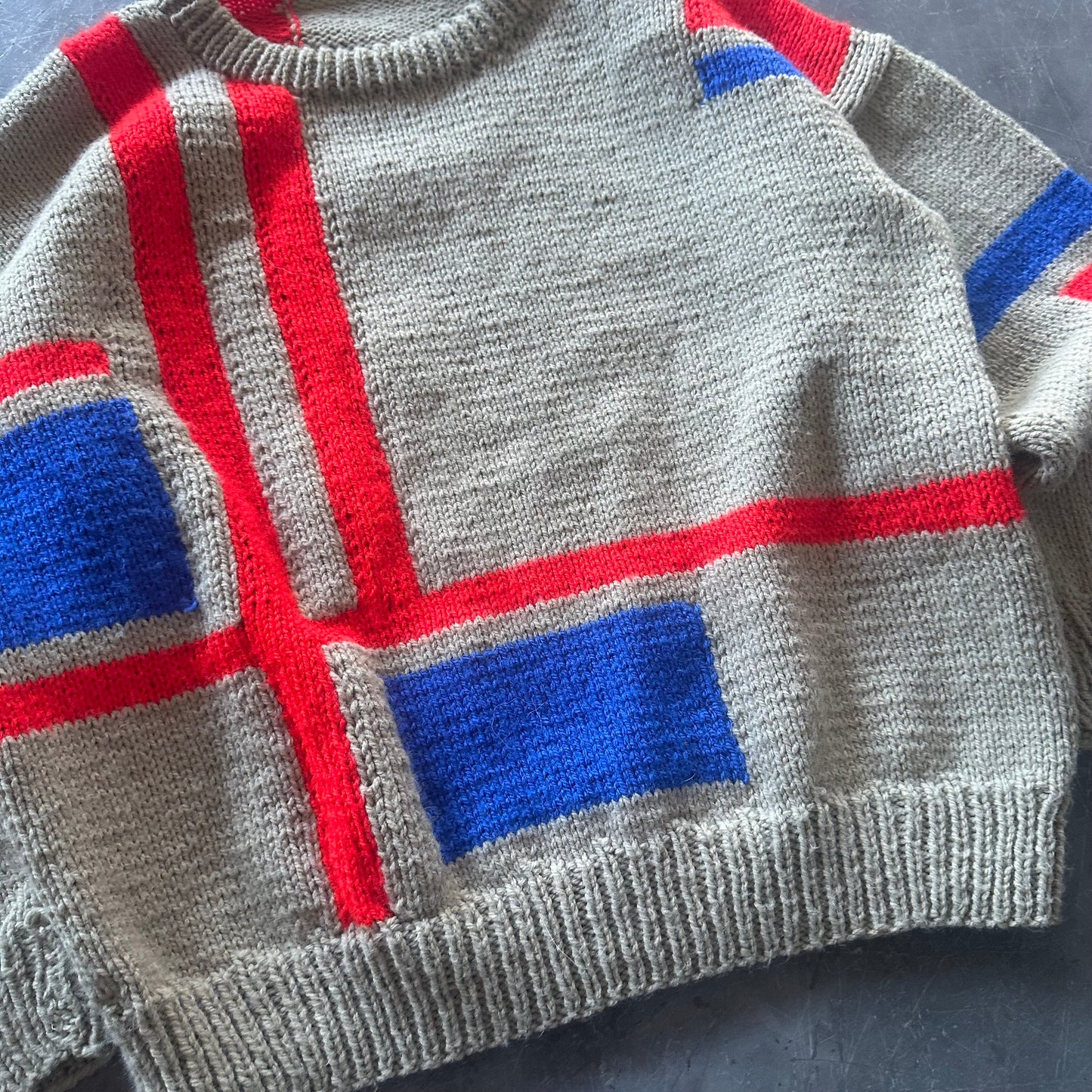 Hand Knitted Sweater Size S/M