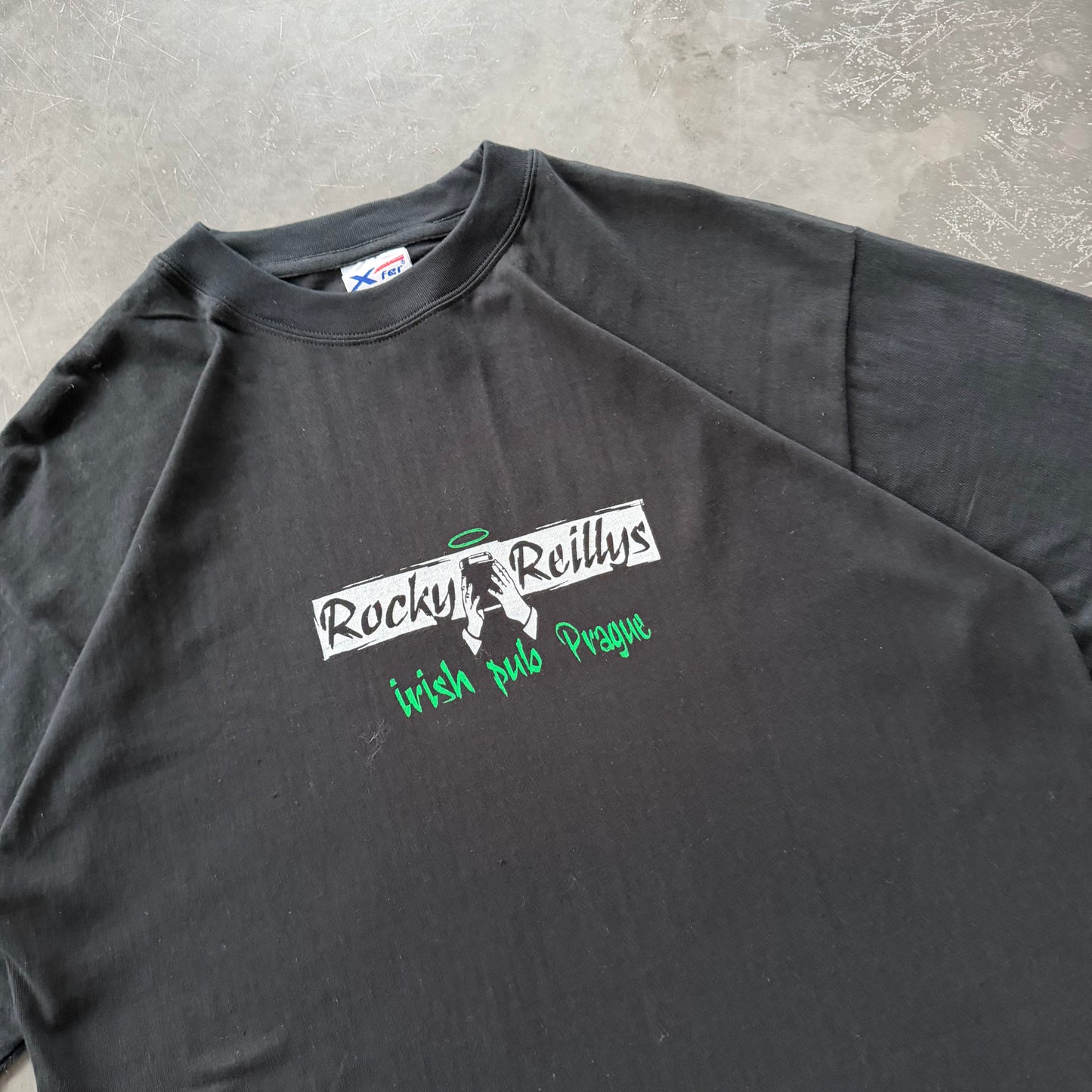 Vintage Rocky Reillys Prague Tee Size XL