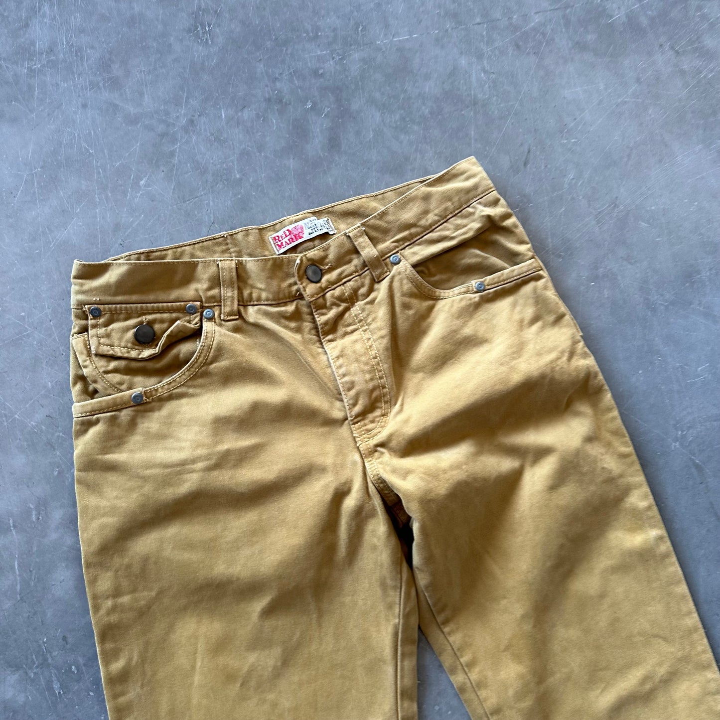 Vintage Red Mark Canvas Trousers W32