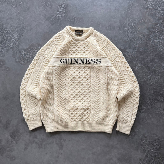 1980's Rare Guinness Carraig Donn Geansaí Size L