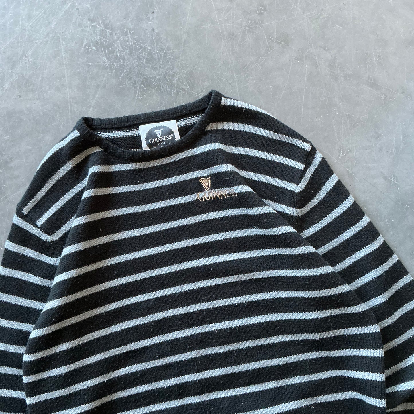 Guinness Striped Sweater Size XL