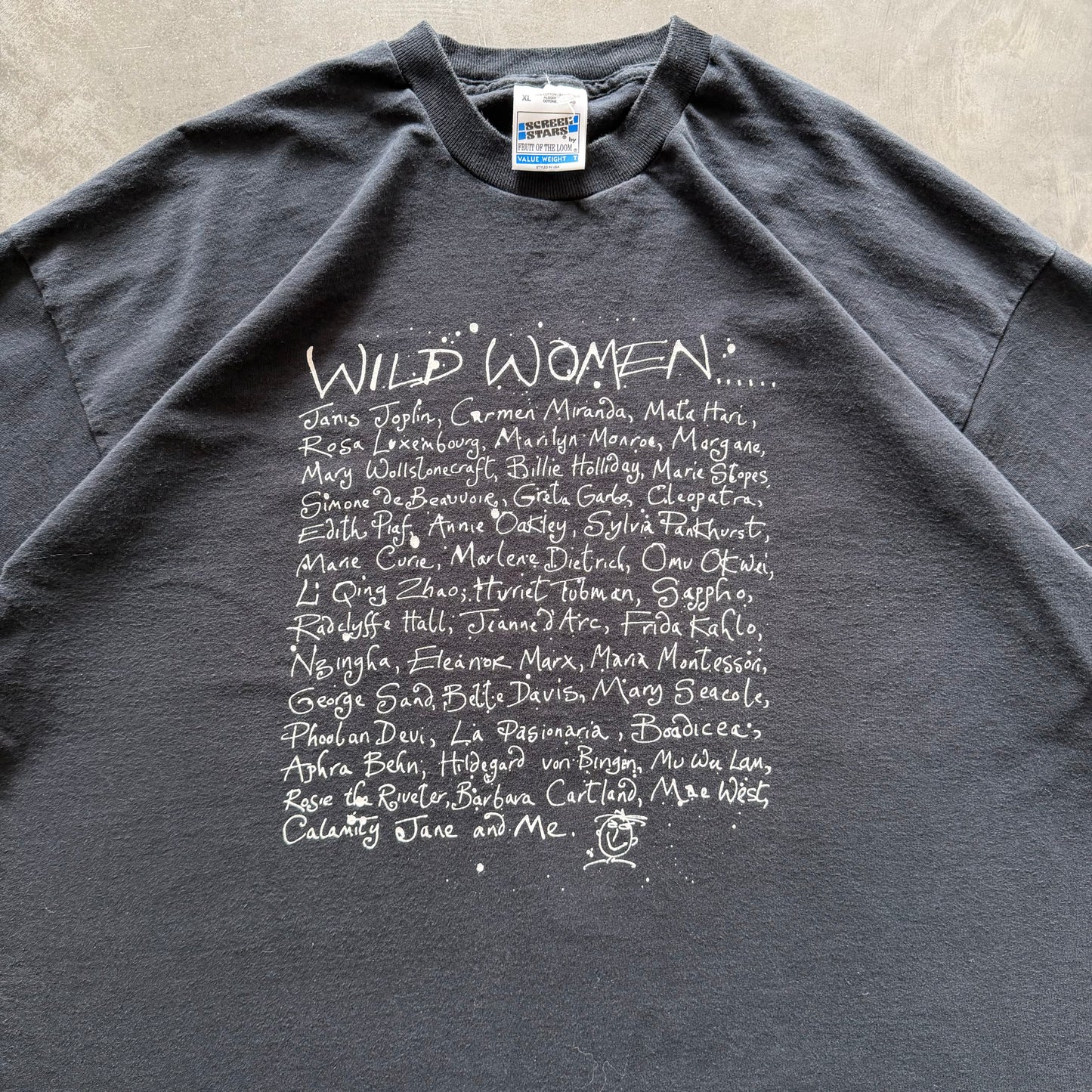 1990's Rare Vintage Wild Women Tee Size XL
