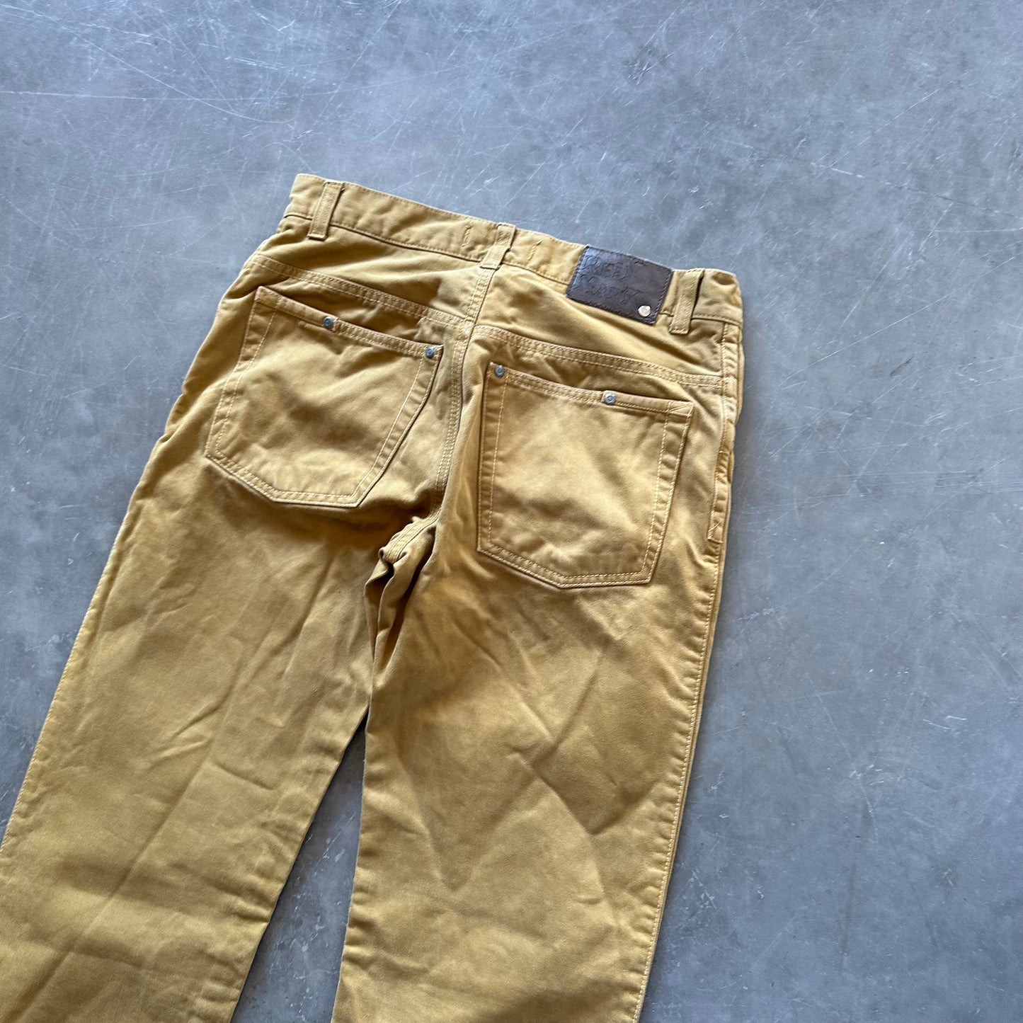 Vintage Red Mark Canvas Trousers W32