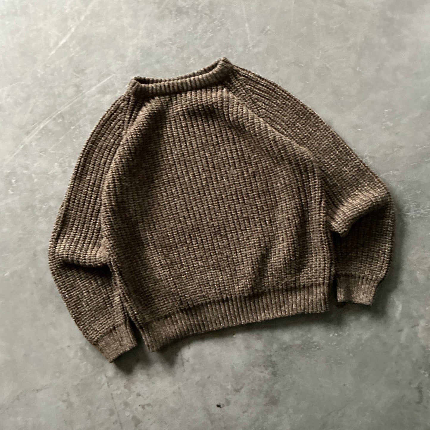 Vintage Brown Knit Sweater Size Small