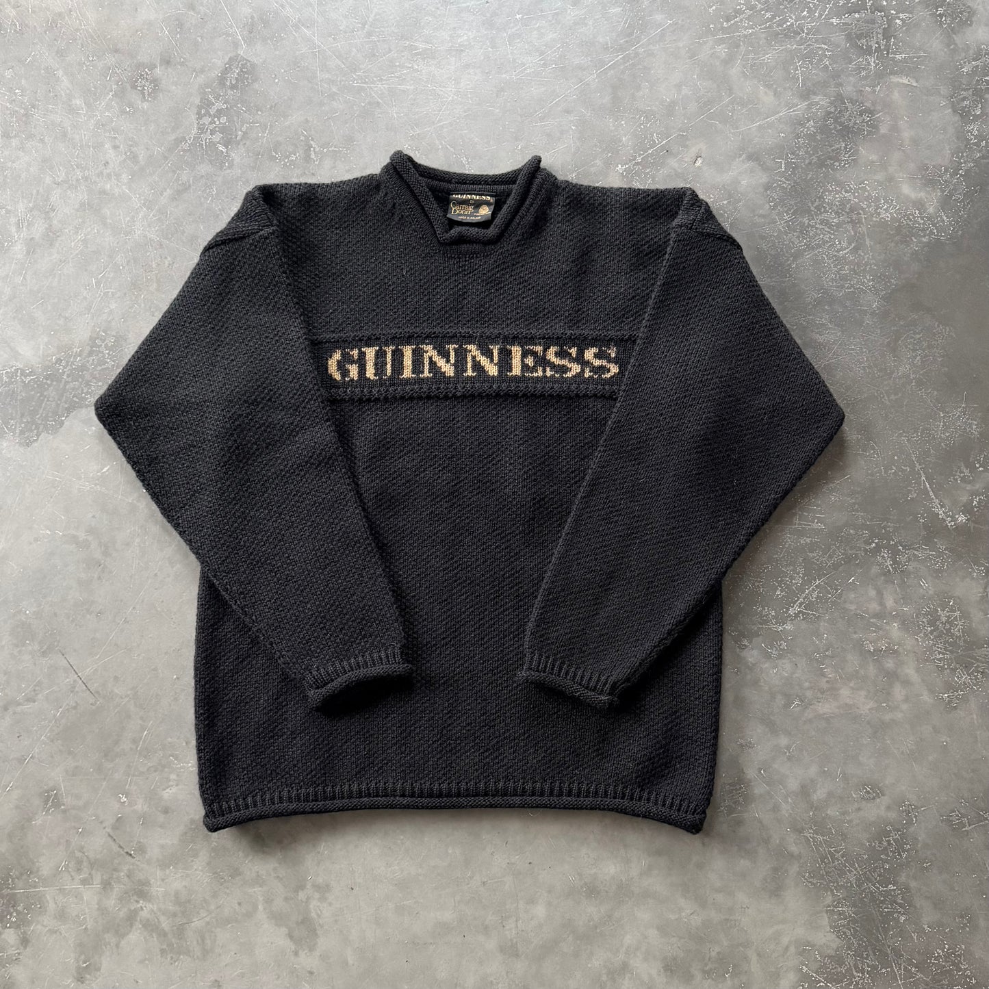 1980's Rare Guinness Carraig Donn Geansaí