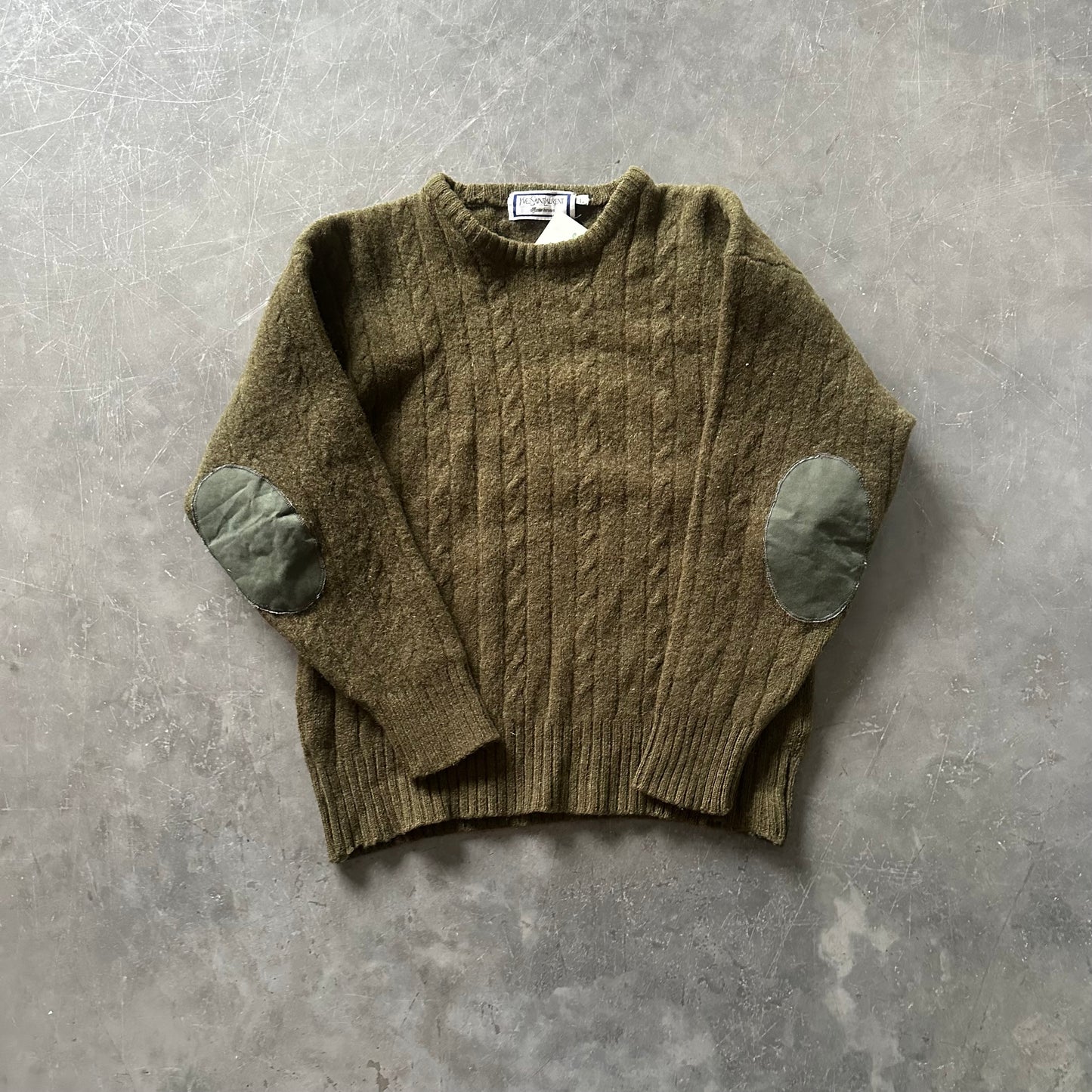 Vintage Yves Saint Laurent Military Knit Size Small