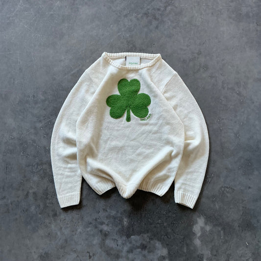 Vintage Shamrock Sweater Size Small