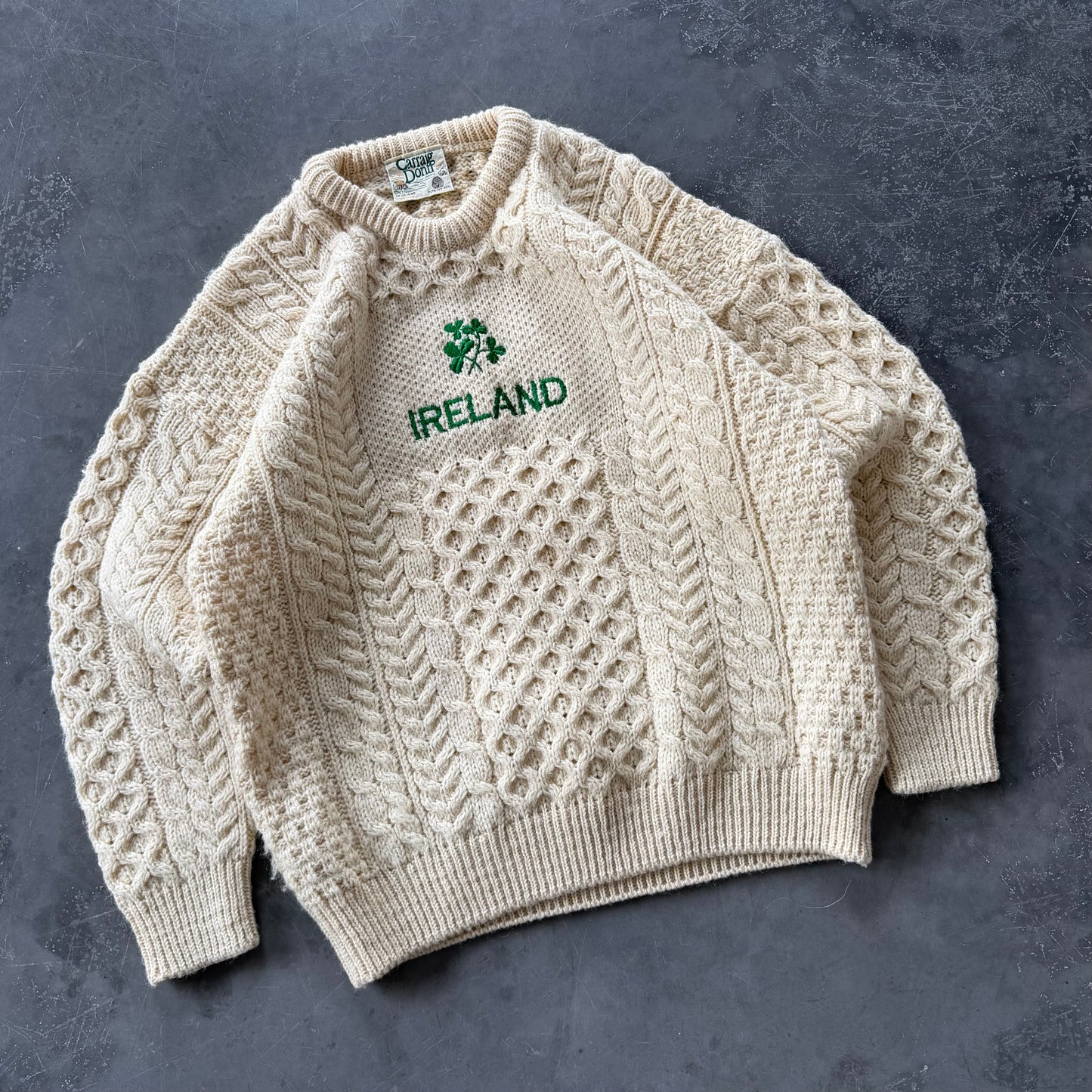 1980’s Carraig Donn Ireland Geansaí Size Small