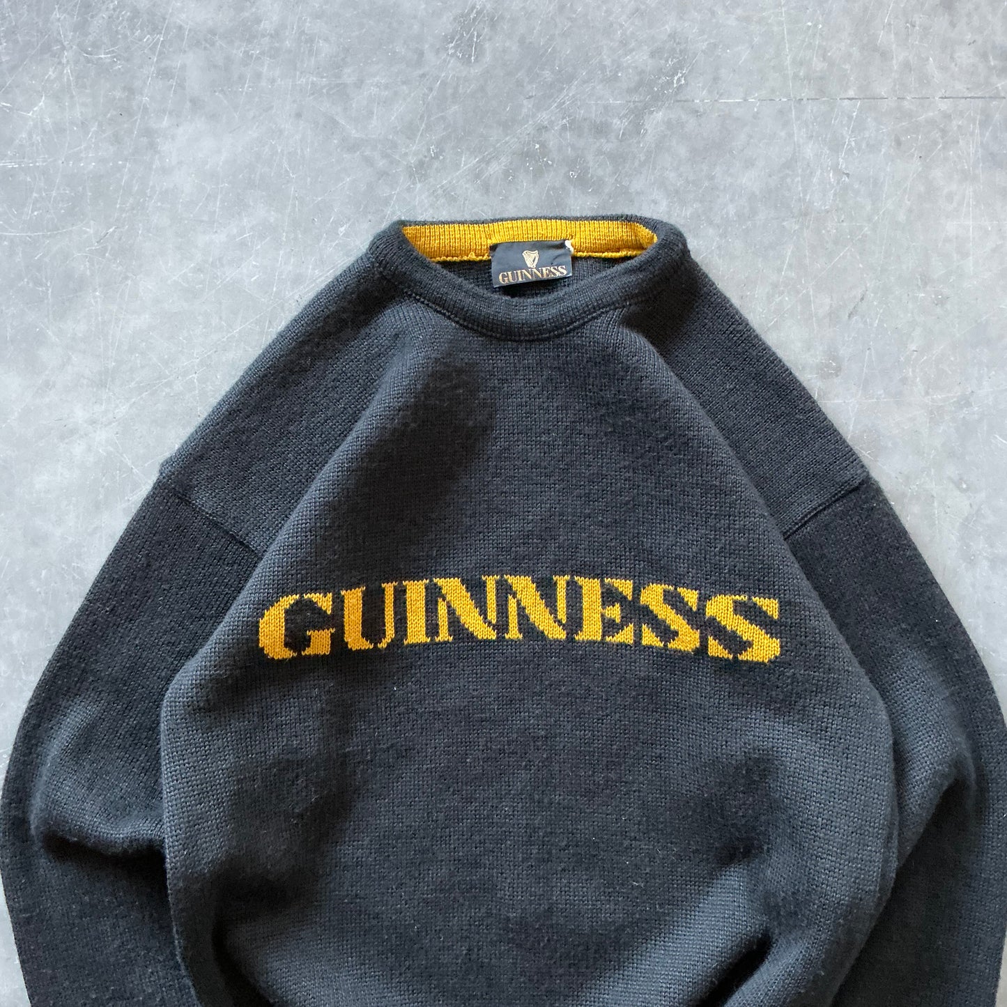 1980's Rare Vintage Guinness Geansaí Size L