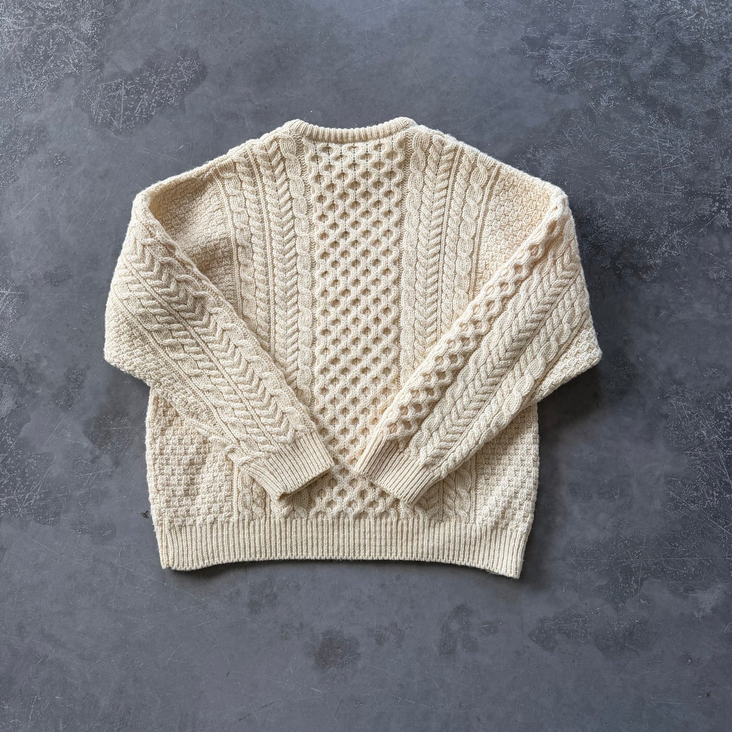 80's Rare Carraig Donn Ireland Aran Knit Size XL
