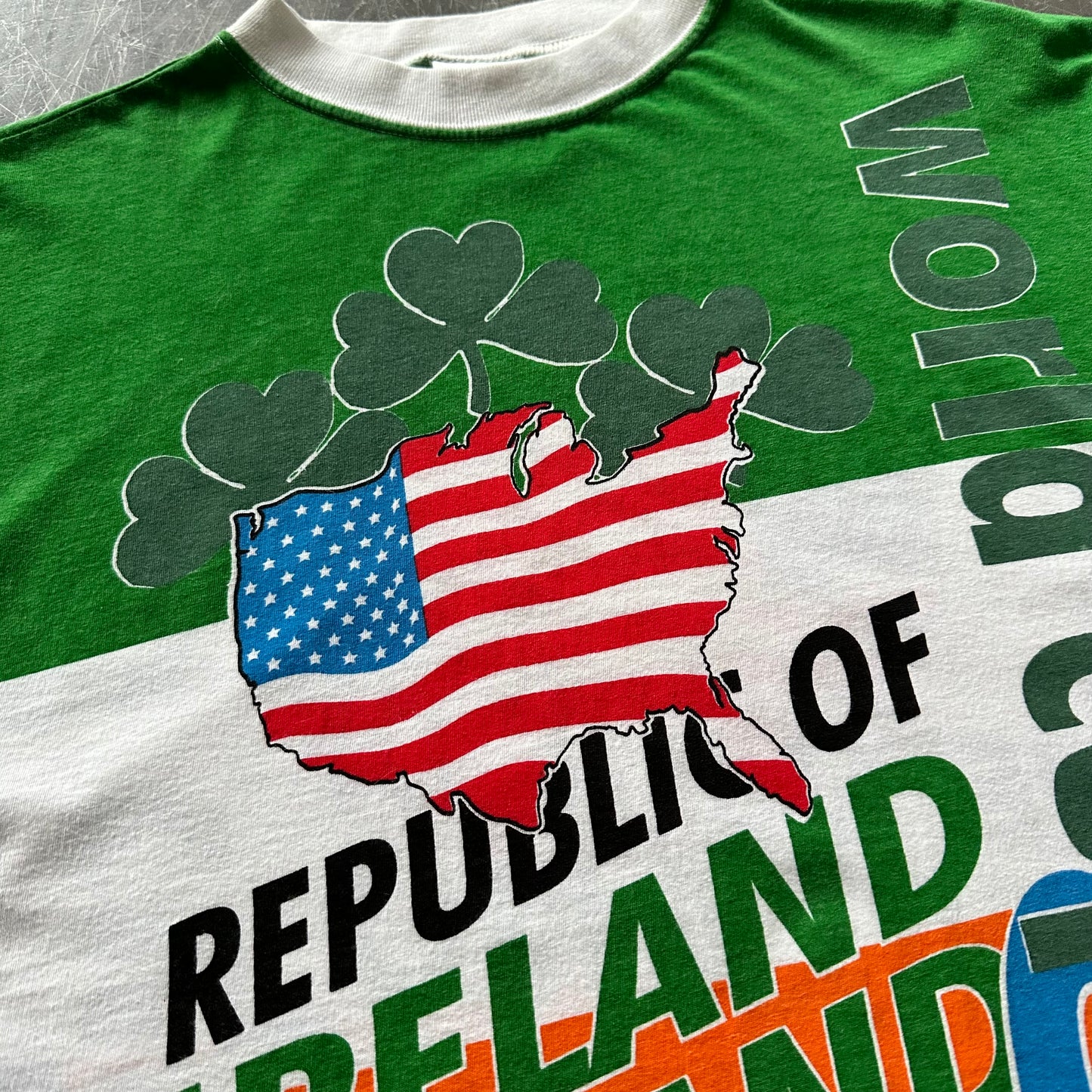 Rare 1994 World Cup AOP Ireland Tee Size M