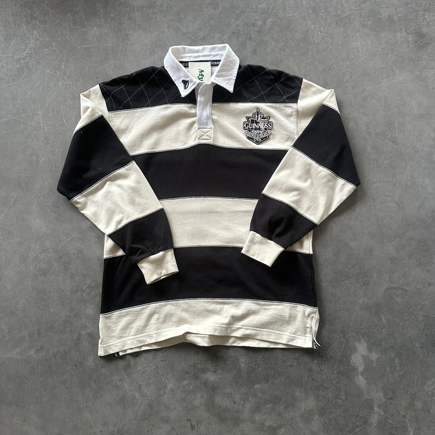 Vintage Guinness Rugby Shirt Size S