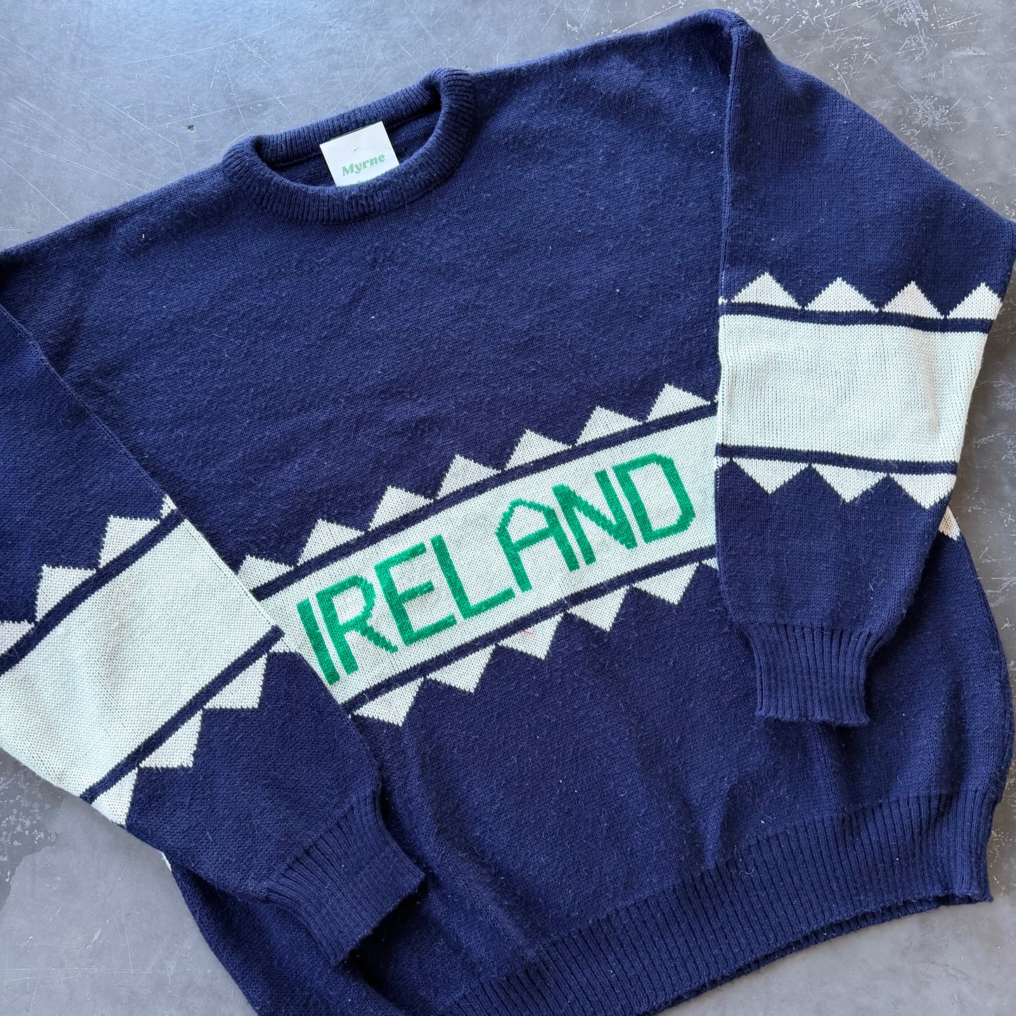 1980’s Vintage Ireland Sweater Size XL