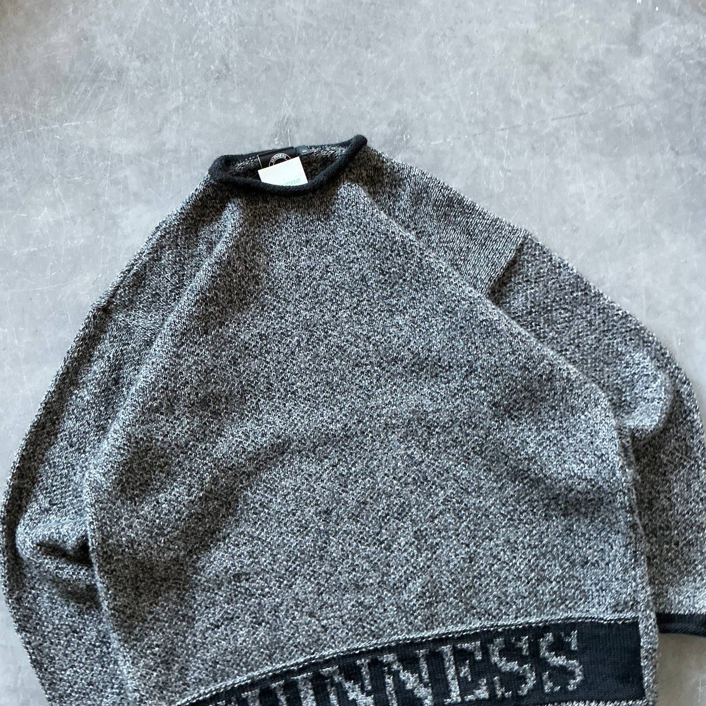 Rare 90's Guinness Wool Geansaí Size 2XL