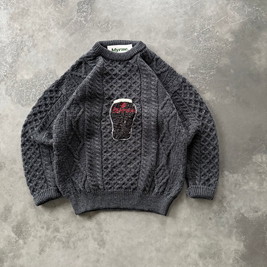 22. Embroidered Pint Geansaí Size M