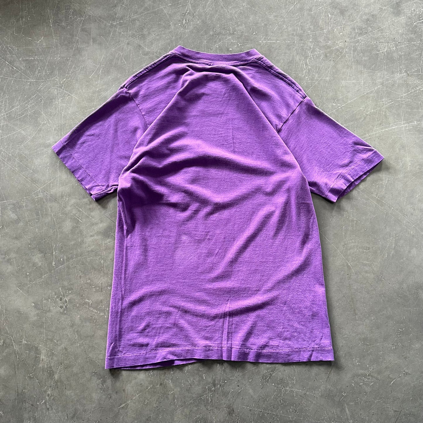 80's Vintage Blank Pocket Tee Size S