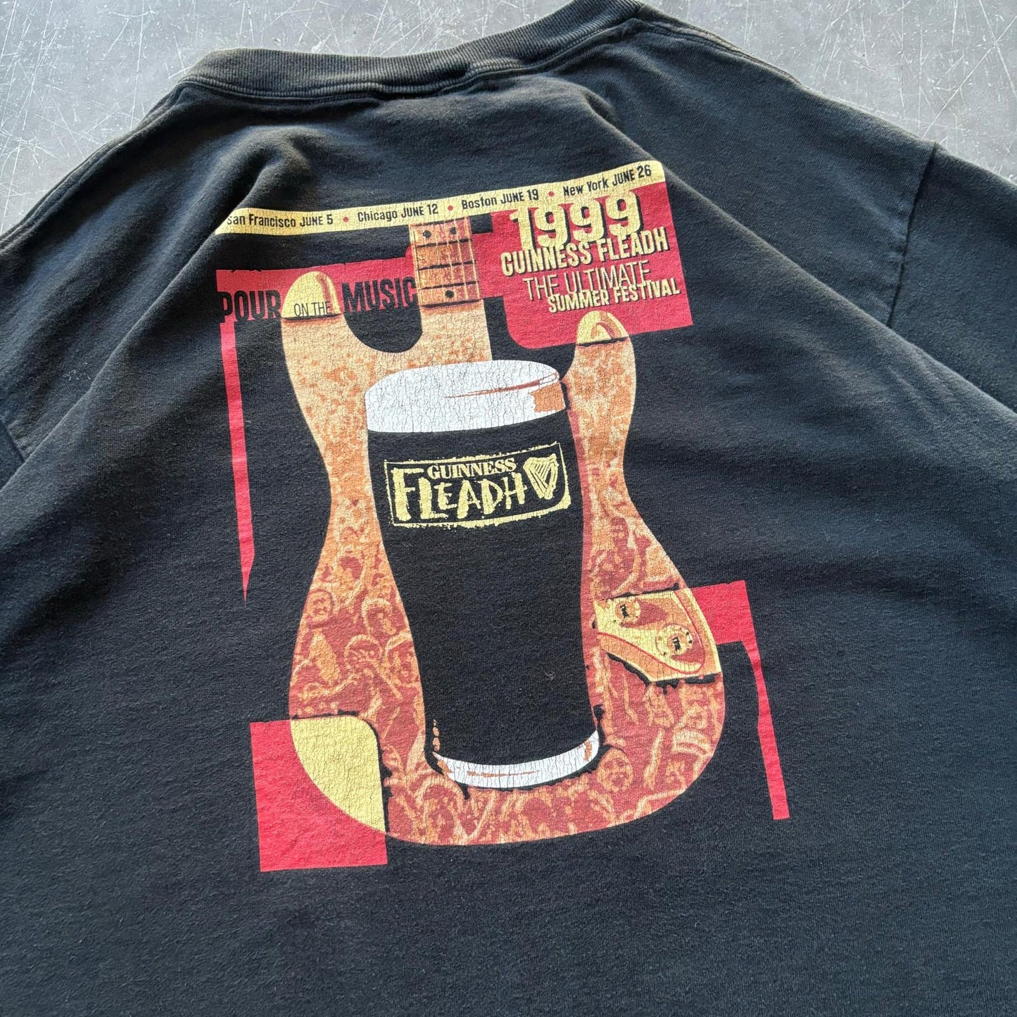 1999 Rare Guinness Fleadh Tee Size XL