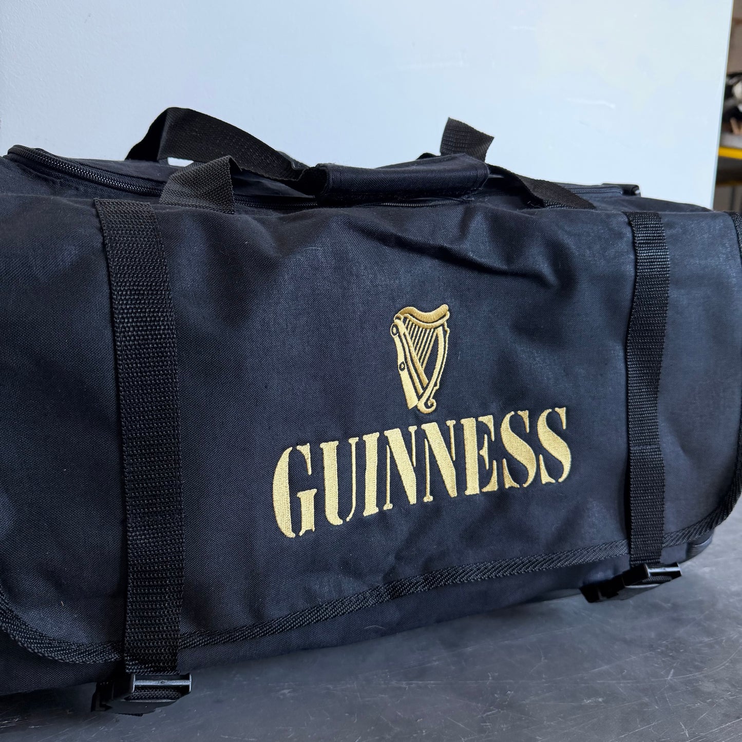 90’s Embroidered Guinness Duffel Bag