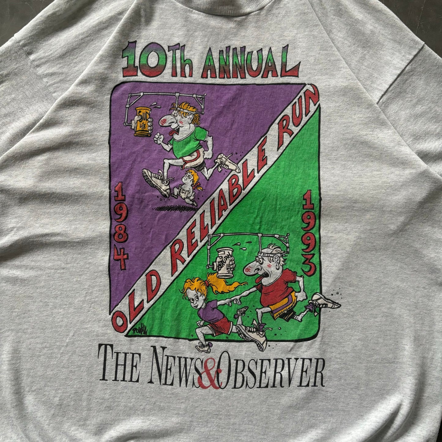 90's Old Reliable Run Tee Size L